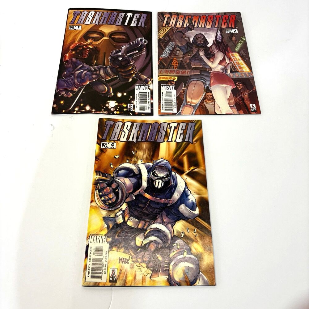 Taskmaster #1,2,4 Marvel Comics Lot Book 2002 Modern Age NM